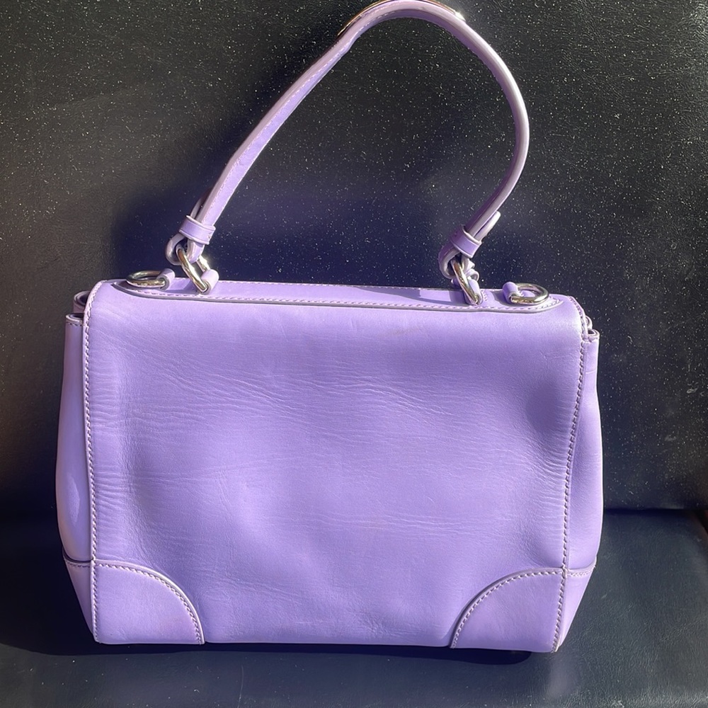 Ralph Lauren LILAC Leather Tiffin bag - Picture 2 of 16